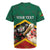 Personalized Saint Kitts and Nevis Rugby Jersey Pelican With Poinciana Flowers - Wonder Print Shop