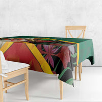 Saint Kitts and Nevis Tablecloth Pelican With Poinciana Flowers - Wonder Print Shop
