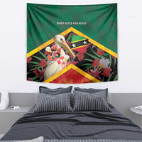 Saint Kitts and Nevis Tapestry Pelican With Poinciana Flowers - Wonder Print Shop