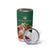 Personalized Saint Kitts and Nevis Tumbler Cup Pelican With Poinciana Flowers - Wonder Print Shop