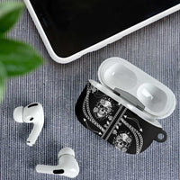 Western Gothic Yoke AirPods Case Skull Rose With Spider - Wonder Print Shop