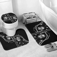 Western Gothic Yoke Bathroom Set Skull Rose With Spider - Wonder Print Shop