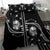 Western Gothic Yoke Bedding Set Skull Rose With Spider - Wonder Print Shop