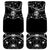 Western Gothic Yoke Car Mats Skull Rose With Spider - Wonder Print Shop