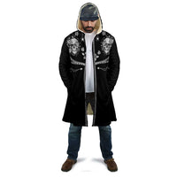 Western Gothic Yoke Cloak Skull Rose With Spider - Wonder Print Shop