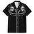 Western Gothic Yoke Family Matching Off The Shoulder Long Sleeve Dress and Hawaiian Shirt Skull Rose With Spider - Wonder Print Shop