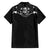 Western Gothic Yoke Family Matching Off The Shoulder Long Sleeve Dress and Hawaiian Shirt Skull Rose With Spider - Wonder Print Shop