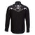 Western Gothic Yoke Family Matching Off The Shoulder Long Sleeve Dress and Hawaiian Shirt Skull Rose With Spider - Wonder Print Shop