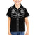 Western Gothic Yoke Kid Hawaiian Shirt Skull Rose With Spider - Wonder Print Shop