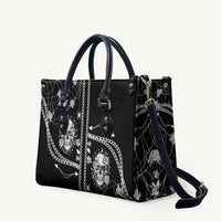 Western Gothic Yoke Leather Bag Skull Rose With Spider - Wonder Print Shop
