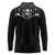 Western Gothic Yoke Long Sleeve Polo Shirt Skull Rose With Spider - Wonder Print Shop
