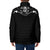 Western Gothic Yoke Padded Jacket Skull Rose With Spider - Wonder Print Shop