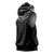 Western Gothic Yoke Sleeveless Hoodie Skull Rose With Spider - Wonder Print Shop