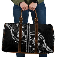 Western Gothic Yoke Travel Bag Skull Rose With Spider - Wonder Print Shop