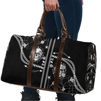 Western Gothic Yoke Travel Bag Skull Rose With Spider - Wonder Print Shop
