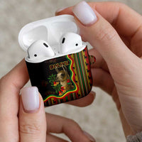 Bolivia AirPods Case The Llama With Kantuta Over Andean Patterns - Wonder Print Shop