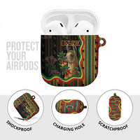 Bolivia AirPods Case The Llama With Kantuta Over Andean Patterns - Wonder Print Shop