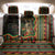 Bolivia Back Car Seat Cover The Llama With Kantuta Over Andean Patterns - Wonder Print Shop