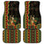 Bolivia Car Mats The Llama With Kantuta Over Andean Patterns - Wonder Print Shop