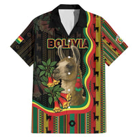 Bolivia Family Matching Mermaid Dress and Hawaiian Shirt The Llama With Kantuta Over Andean Patterns - Wonder Print Shop