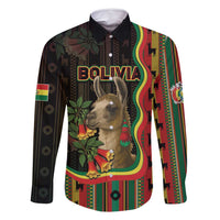 Bolivia Family Matching Summer Maxi Dress and Hawaiian Shirt The Llama With Kantuta Over Andean Patterns - Wonder Print Shop