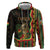 Bolivia Hoodie The Llama With Kantuta Over Andean Patterns - Wonder Print Shop