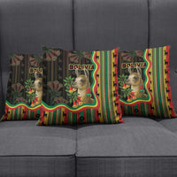 Bolivia Pillow Cover The Llama With Kantuta Over Andean Patterns - Wonder Print Shop
