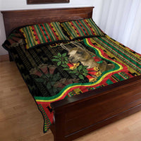 Bolivia Quilt Bed Set The Llama With Kantuta Over Andean Patterns - Wonder Print Shop