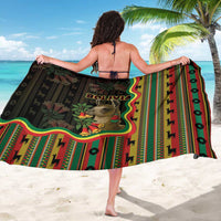Bolivia Sarong The Llama With Kantuta Over Andean Patterns - Wonder Print Shop