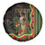 Bolivia Spare Tire Cover The Llama With Kantuta Over Andean Patterns - Wonder Print Shop