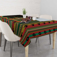Bolivia Tablecloth The Llama With Kantuta Over Andean Patterns - Wonder Print Shop
