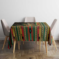 Bolivia Tablecloth The Llama With Kantuta Over Andean Patterns - Wonder Print Shop