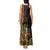 Bolivia Tank Maxi Dress The Llama With Kantuta Over Andean Patterns - Wonder Print Shop