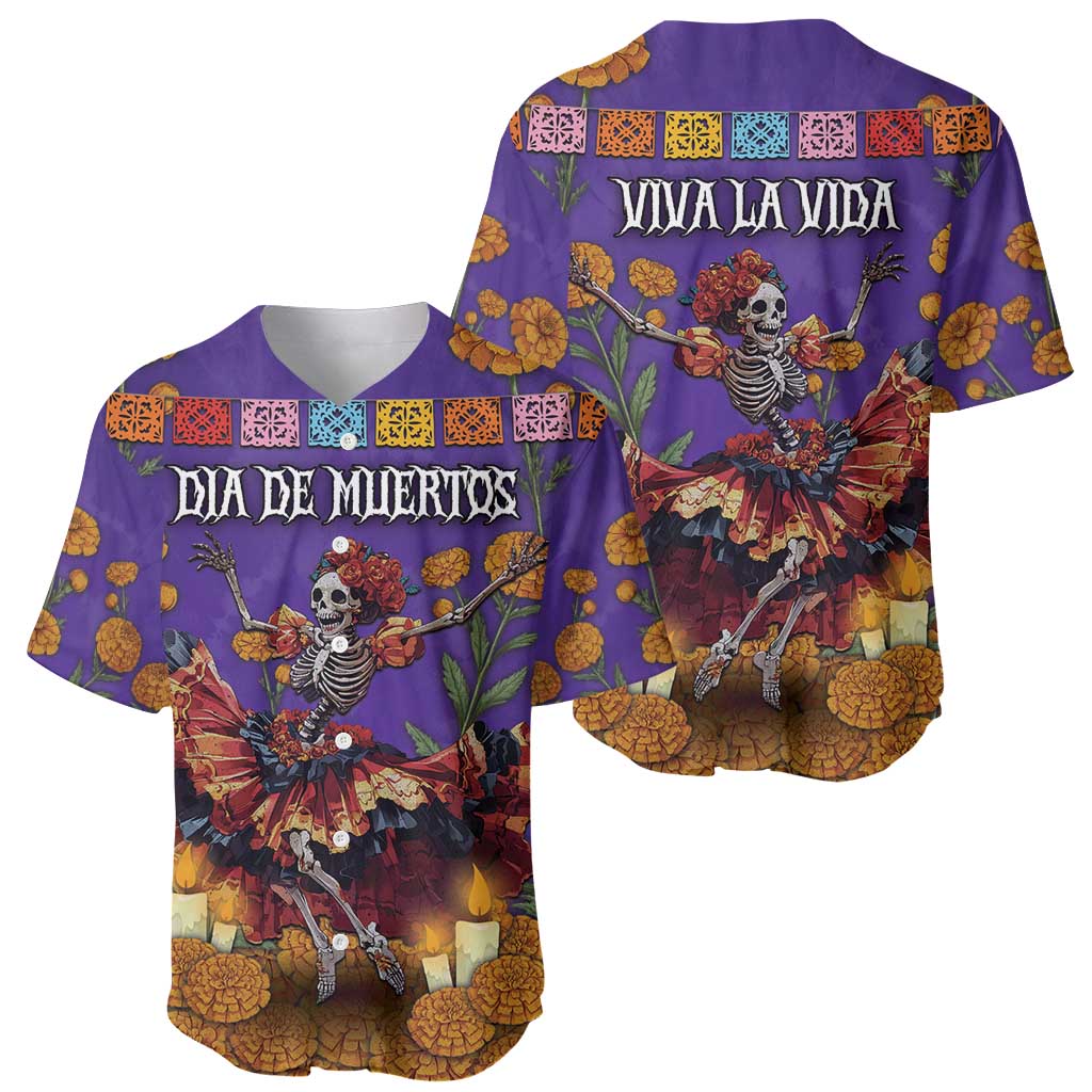 Day Of The Dead Baseball Jersey Viva La Vida - Wonder Print Shop