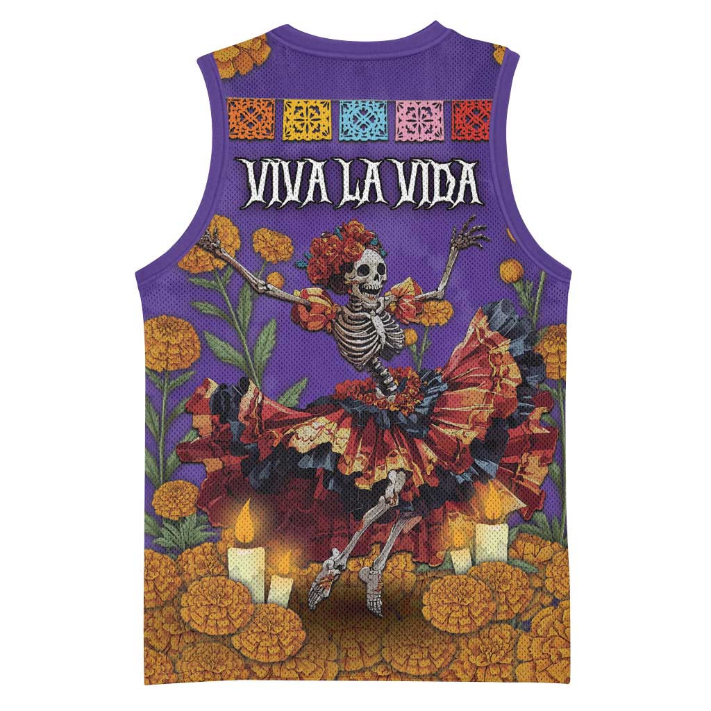 Day Of The Dead Basketball Jersey Viva La Vida - Wonder Print Shop
