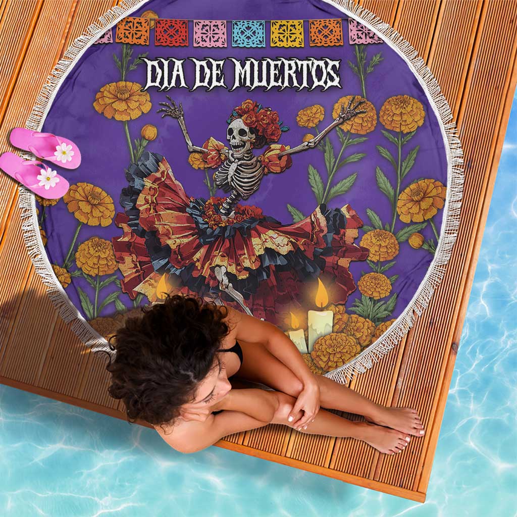 Day Of The Dead Beach Blanket Viva La Vida - Wonder Print Shop