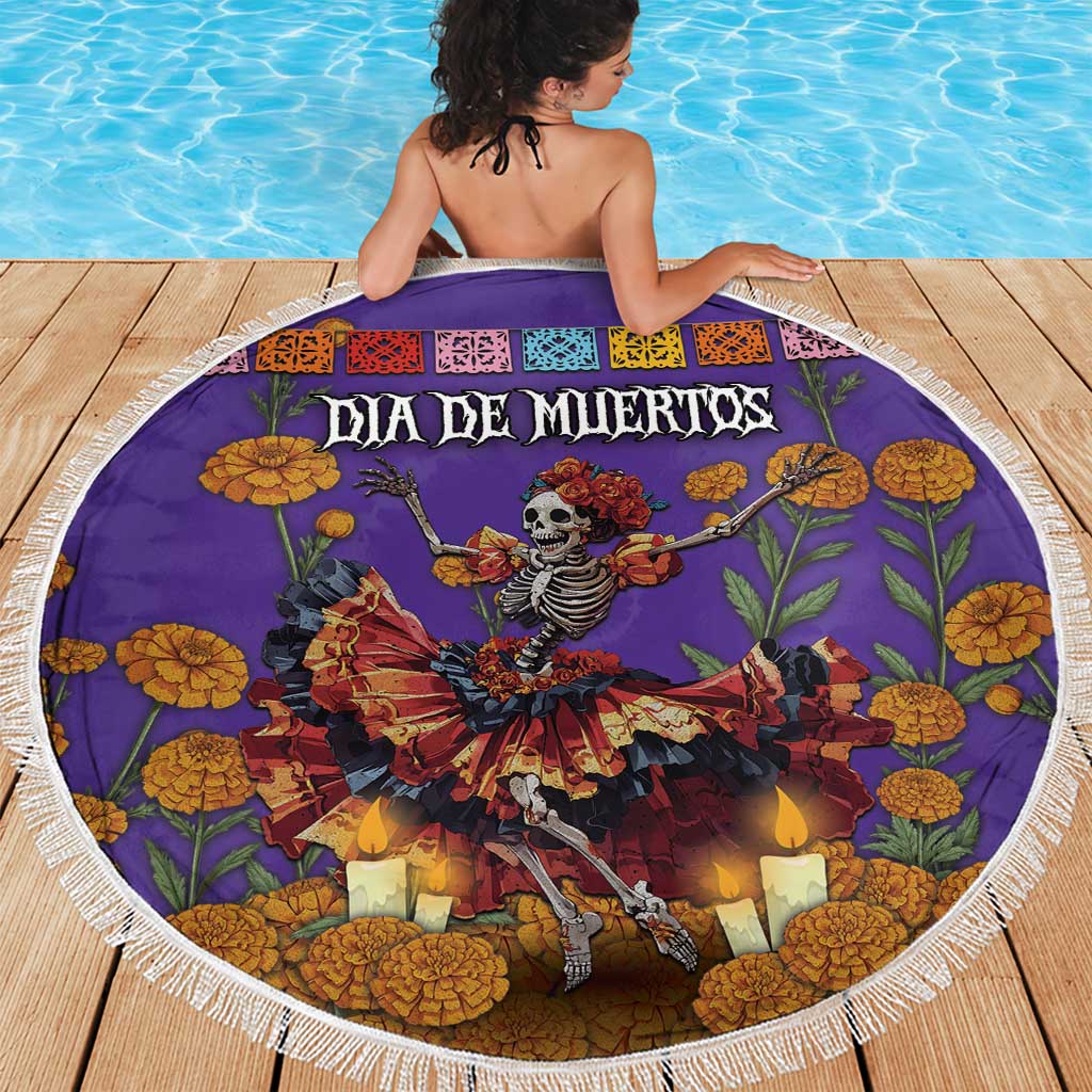 Day Of The Dead Beach Blanket Viva La Vida - Wonder Print Shop