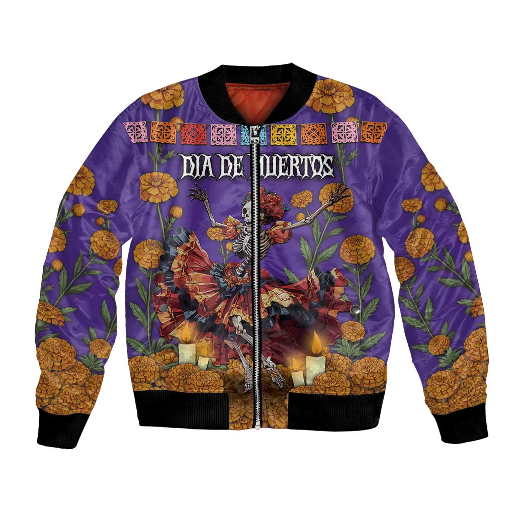 Day Of The Dead Bomber Jacket Viva La Vida - Wonder Print Shop