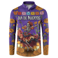 Day Of The Dead Button Sweatshirt Viva La Vida - Wonder Print Shop