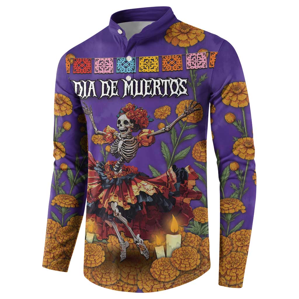 Day Of The Dead Button Sweatshirt Viva La Vida - Wonder Print Shop