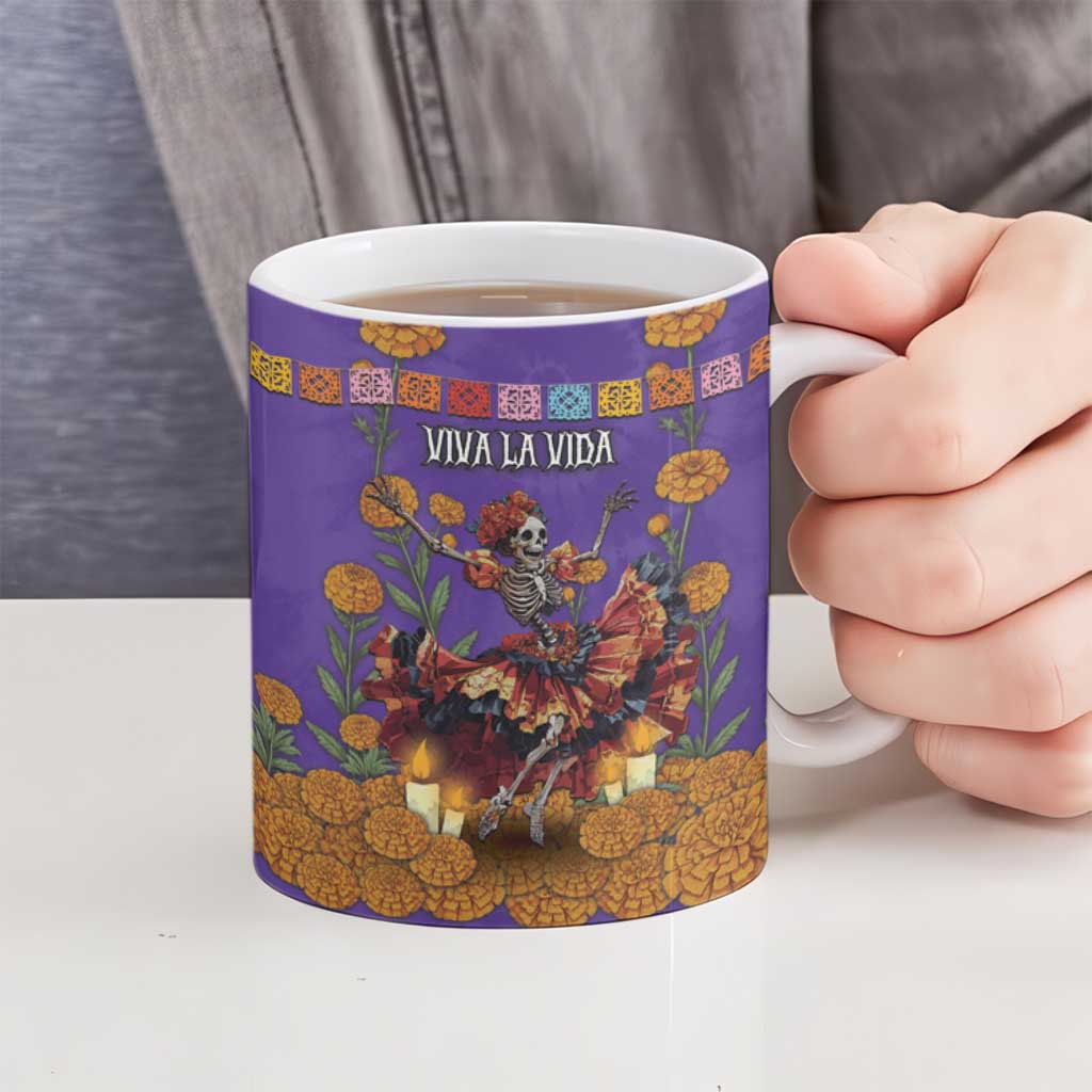 Day Of The Dead Ceramic Mug Viva La Vida - Wonder Print Shop