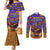 Day Of The Dead Couples Matching Mermaid Dress and Long Sleeve Button Shirt Viva La Vida - Wonder Print Shop