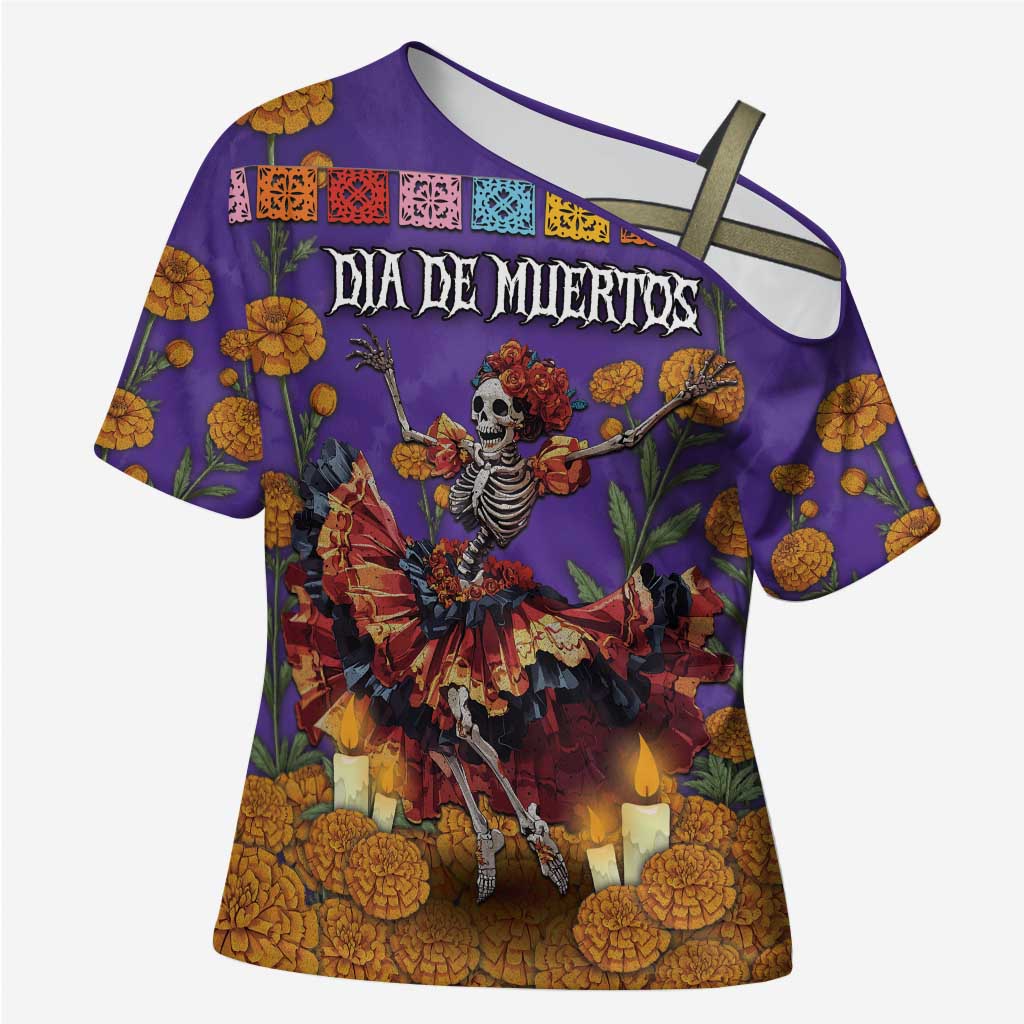 Day Of The Dead Cross Shoulder Shirt Viva La Vida - Wonder Print Shop