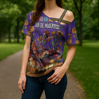 Day Of The Dead Cross Shoulder Shirt Viva La Vida - Wonder Print Shop