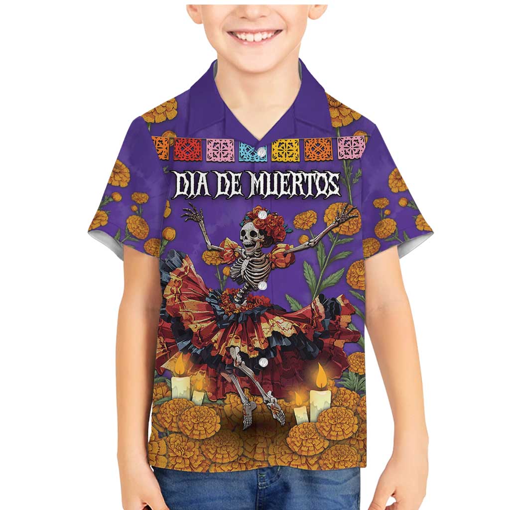 Day Of The Dead Family Matching Mermaid Dress and Hawaiian Shirt Viva La Vida - Wonder Print Shop