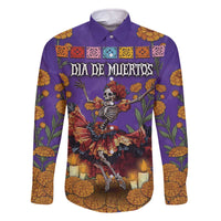 Day Of The Dead Family Matching Off The Shoulder Long Sleeve Dress and Hawaiian Shirt Viva La Vida - Wonder Print Shop