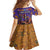 Day Of The Dead Family Matching Off Shoulder Maxi Dress and Hawaiian Shirt Viva La Vida - Wonder Print Shop