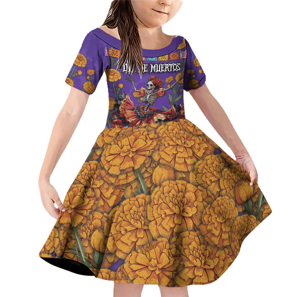 Day Of The Dead Family Matching Off Shoulder Short Dress and Hawaiian Shirt Viva La Vida - Wonder Print Shop