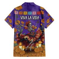 Day Of The Dead Family Matching Short Sleeve Bodycon Dress and Hawaiian Shirt Viva La Vida - Wonder Print Shop