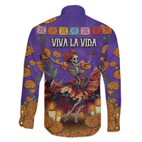 Day Of The Dead Family Matching Short Sleeve Bodycon Dress and Hawaiian Shirt Viva La Vida - Wonder Print Shop